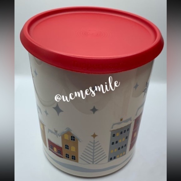 Tupperware Christmas Village Canister Set - Picture 3 of 15